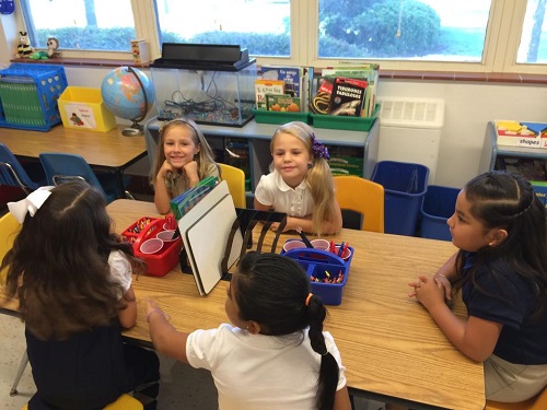 School Cleaning and Happy Students