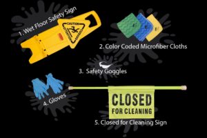 restroom cleaning equipment
