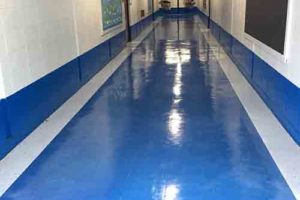 finished floor stripped