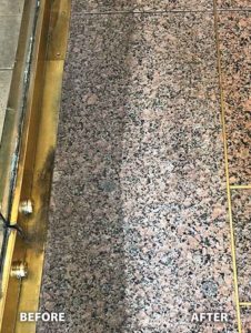 Natural Stone Before and After Cyclone jani king