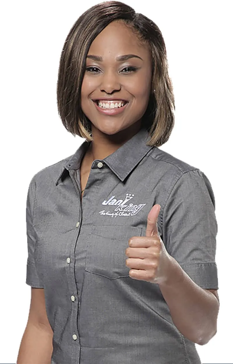 banner franchise person thumbs up