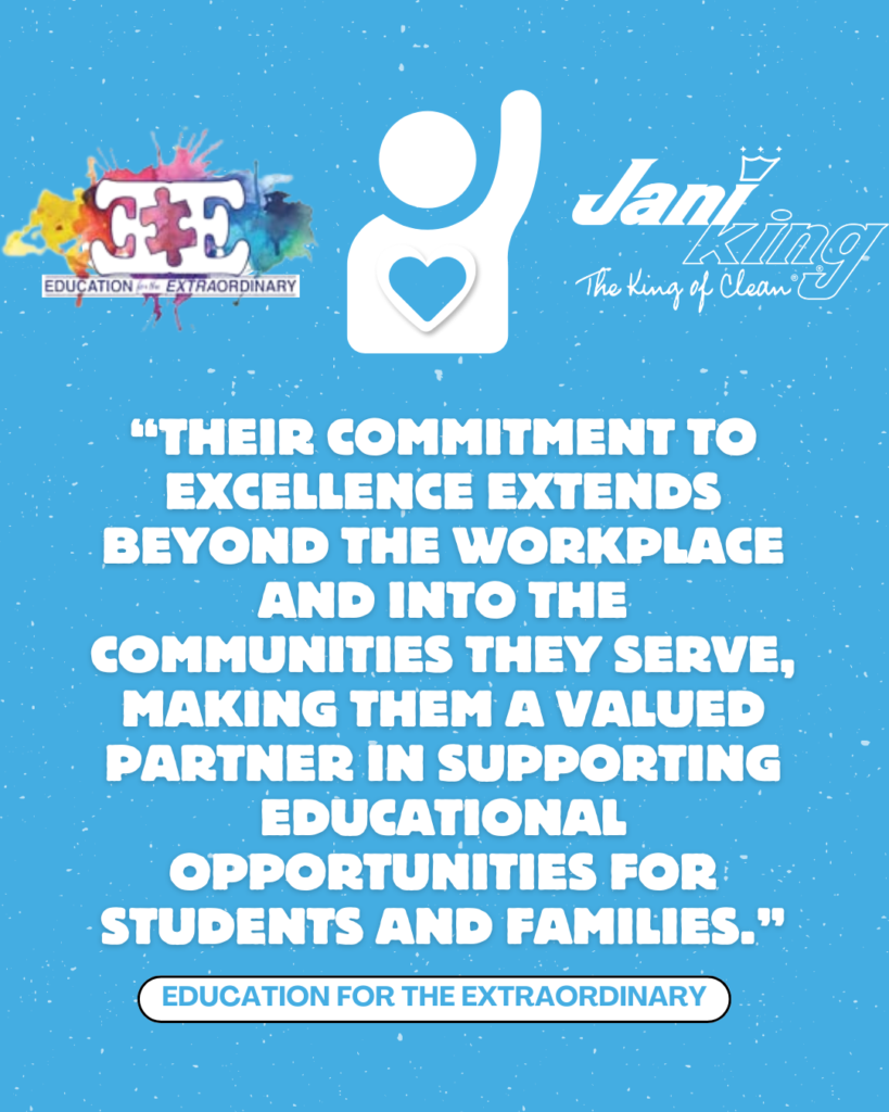 Their commitment to excellence extends beyond the workplace and into the communities they serve, making them a valued partner in supporting educational opportunities for students and families - Education for the Extraordinary