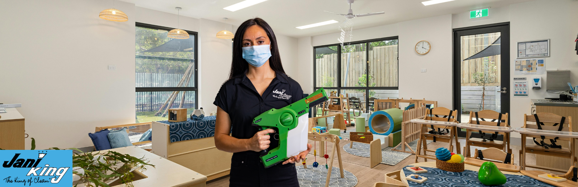 Jani-King employee who cleaned a daycare center.