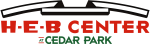 a red and green logo with a white stripe